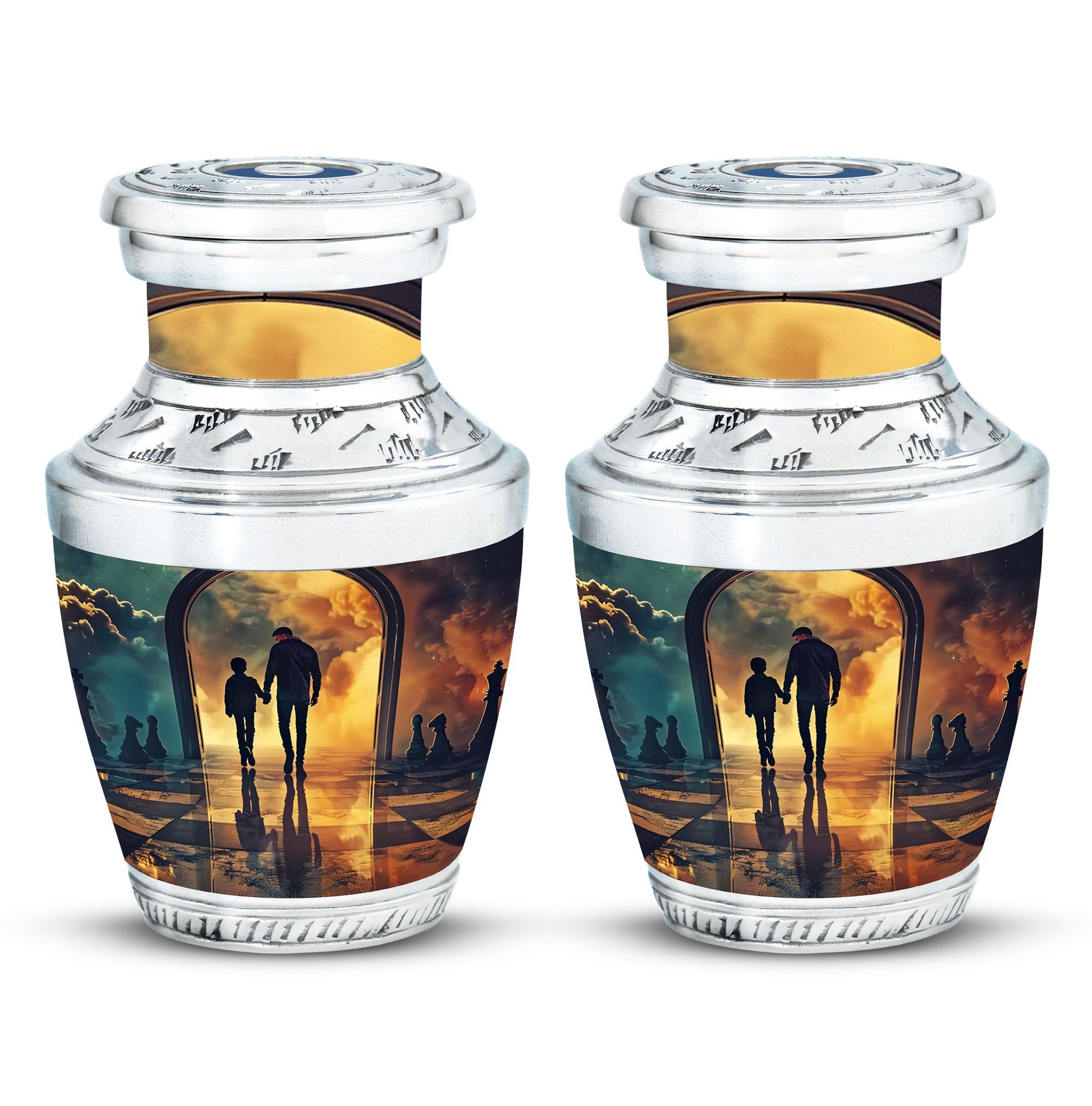 Father Medium Size Urns For Human Ashes Funeral, Ashes Cremation Urn