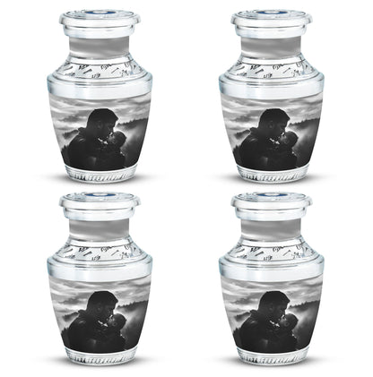 Personalized Father Cremation Urn for Adult - 10-inch, 200 cu in - Yatskia
