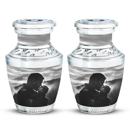 Personalized Father Cremation Urn for Adult - 10-inch, 200 cu in - Yatskia