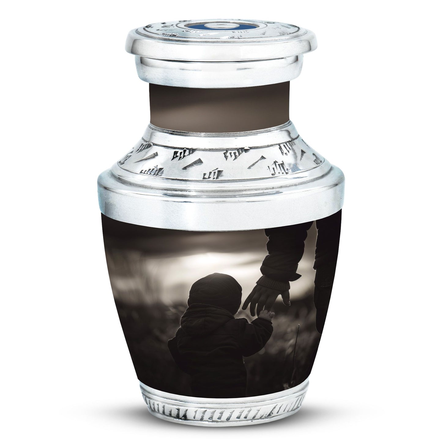 Personalized Father Memorial Urn for Adults - 10-inch, 200 cu in - Yatskia