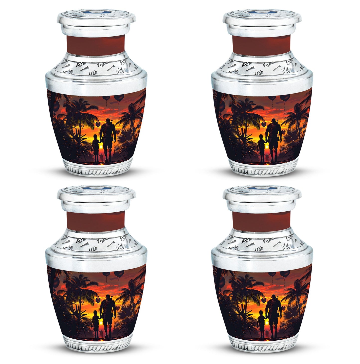 Personalized Galaxy Cremation Urn for Human Ashes - 10-inch, 200 cu in - Yatskia