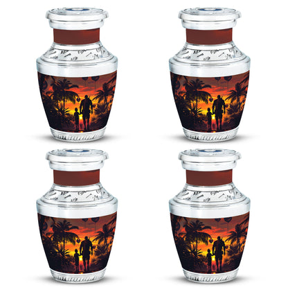 Personalized Galaxy Cremation Urn for Human Ashes - 10-inch, 200 cu in - Yatskia