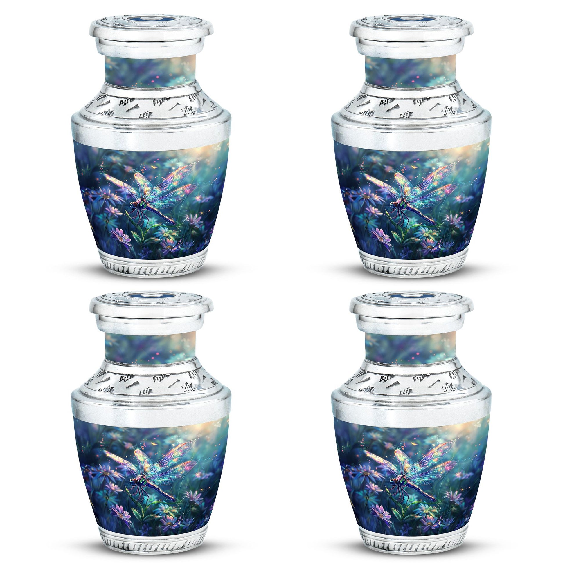 Cosmic Dragonfly Cremation Urns For Human Ashes - Mini Urn For Ashes