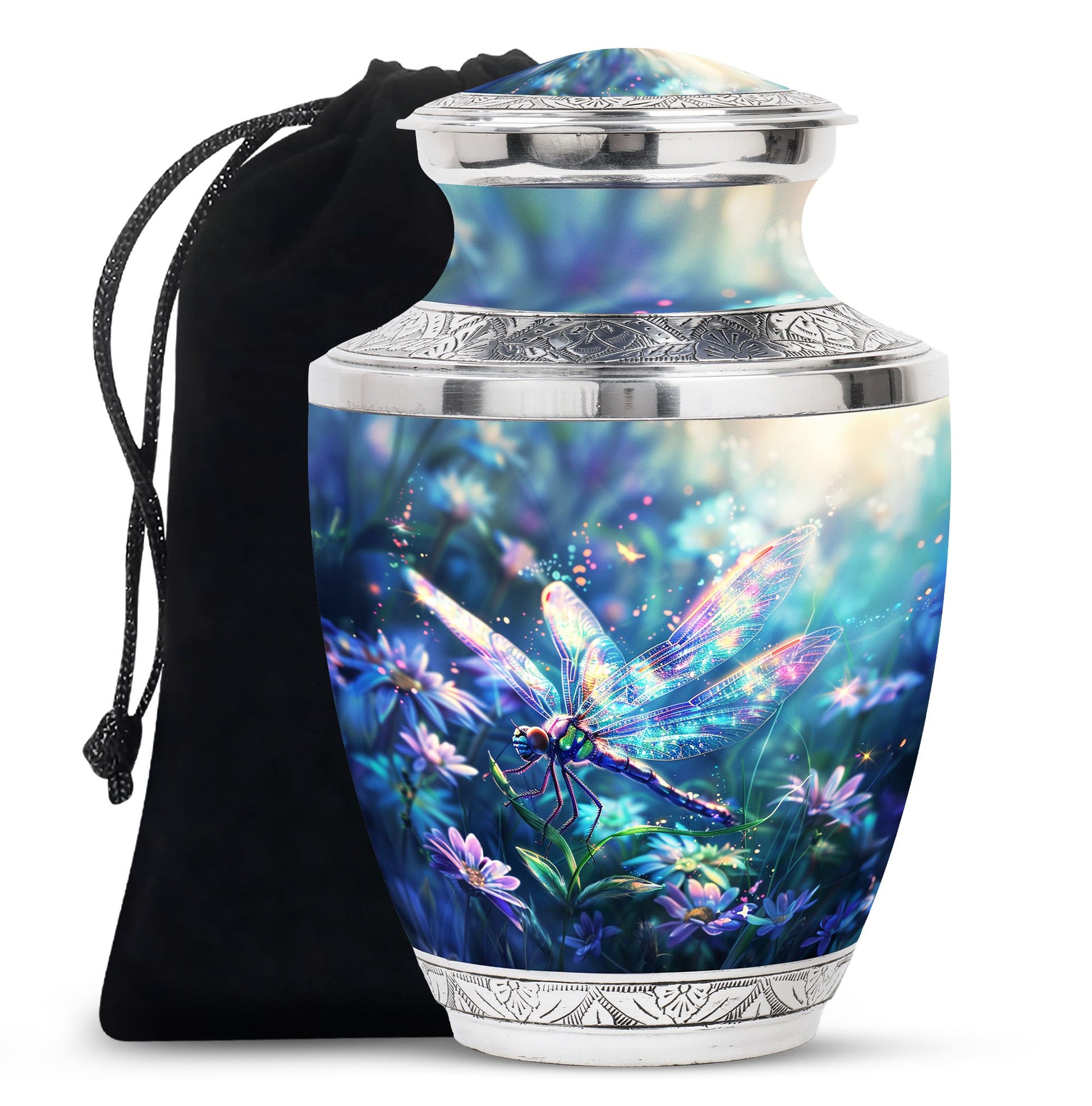 Cosmic Dragonfly Cremation Urns For Human Ashes - Mini Urn For Ashes