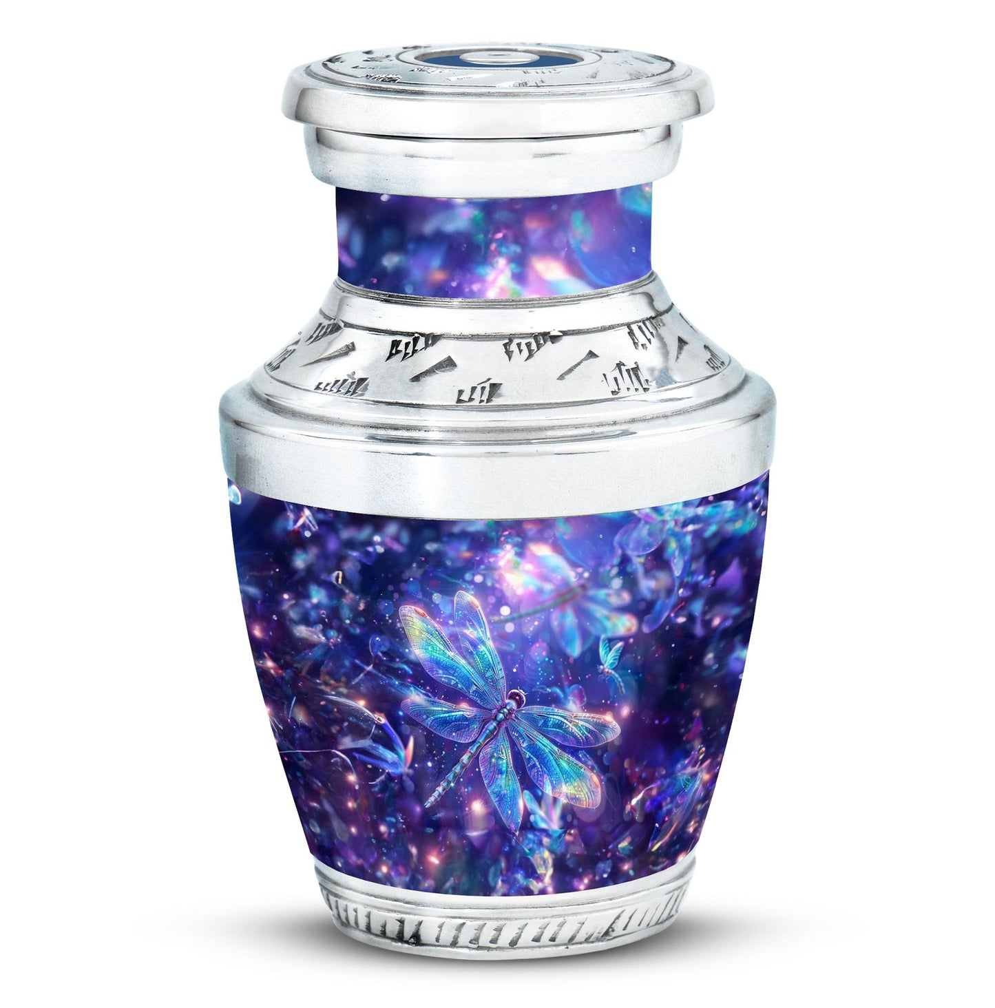 Personalized Dragonfly Cremation Urn for Human Ashes - 10-inch, 200 cu in - Yatskia