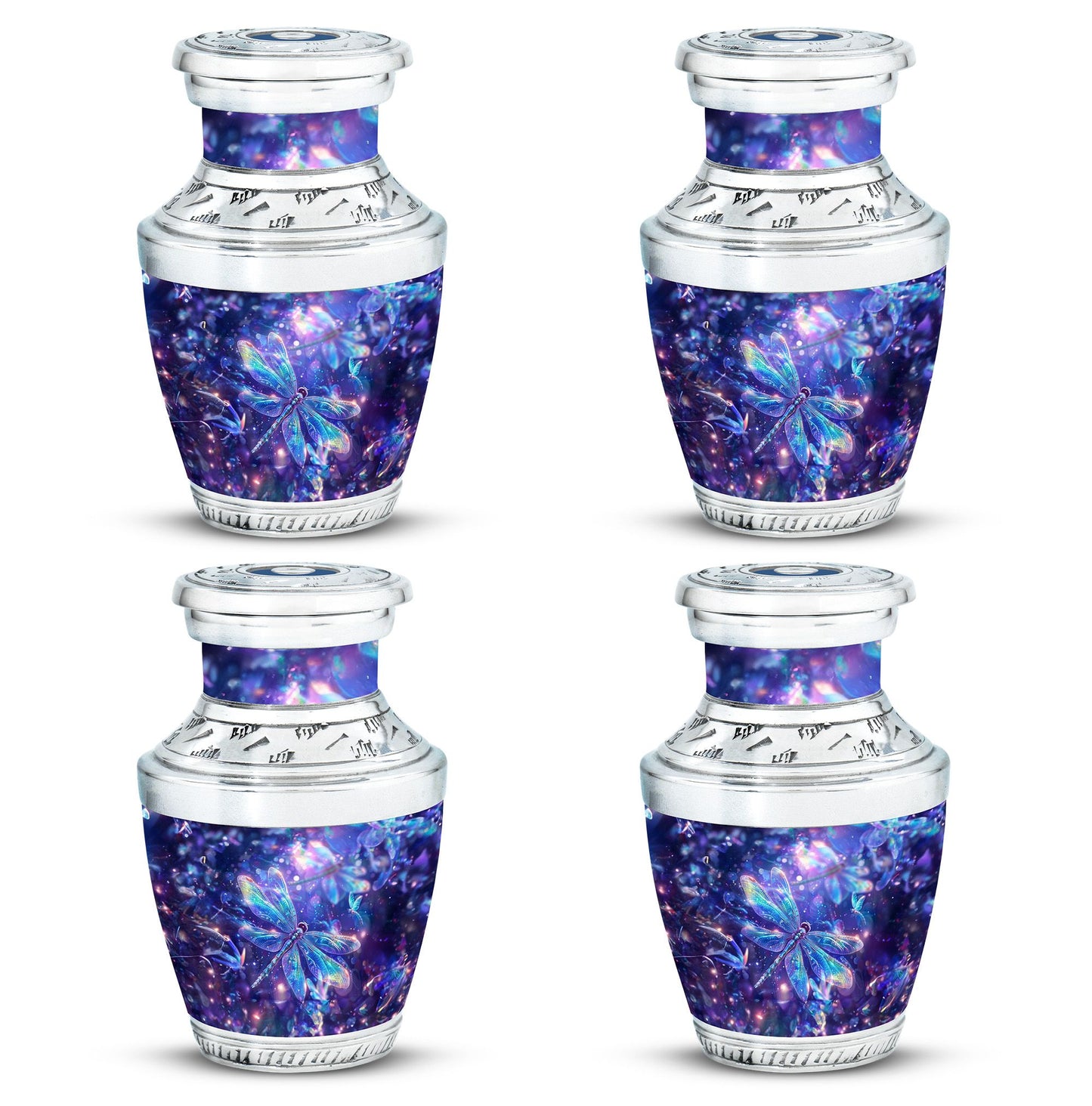 Personalized Dragonfly Cremation Urn for Human Ashes - 10-inch, 200 cu in - Yatskia