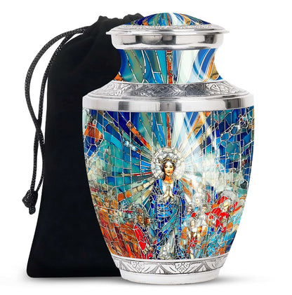 Virgin Mary Cremation Urn for Adult Ashes - Catholic Artistic Urns For Funeral