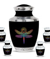 Cosmic Dragonfly Urns For Men Funeral, Ashes Memorial Urn