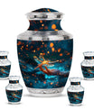 Cosmic Dragonfly Cremains Containers Funeral, Ashes Urn For Ashes