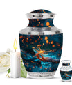 Cosmic Dragonfly Cremains Containers Funeral, Ashes Urn For Ashes