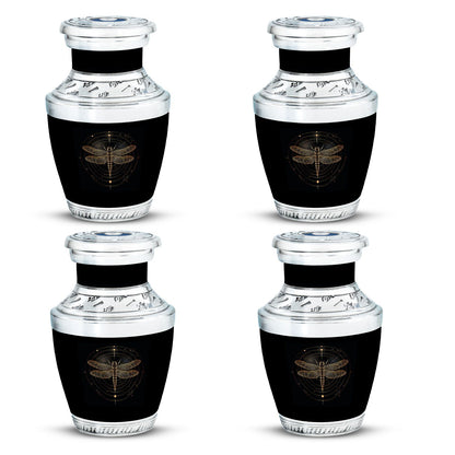Personalized Dragonfly Cremation Urn for Human Ashes - 10-inch, 200 cu in - Yatskia