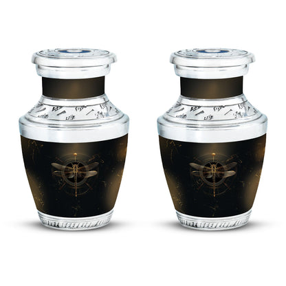 Personalized Dragonfly Cremation Urn for Human Ashes - 10-inch, 200 cu in - Yatskia