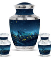 Zebra Metal Urns For Human Ashes Funeral, Ashes Cremation Urn