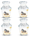 Zebra Double Urns Large Funeral, Ashes Urn For Ashes