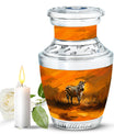 Zebra Urn For Ashes Adult Funeral, Ashes Cremation Urn