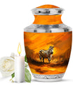 Zebra Urn For Ashes Adult Funeral, Ashes Cremation Urn