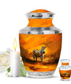 Zebra Urn For Ashes Adult Funeral, Ashes Cremation Urn