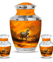 Zebra Urn For Ashes Adult Funeral, Ashes Cremation Urn