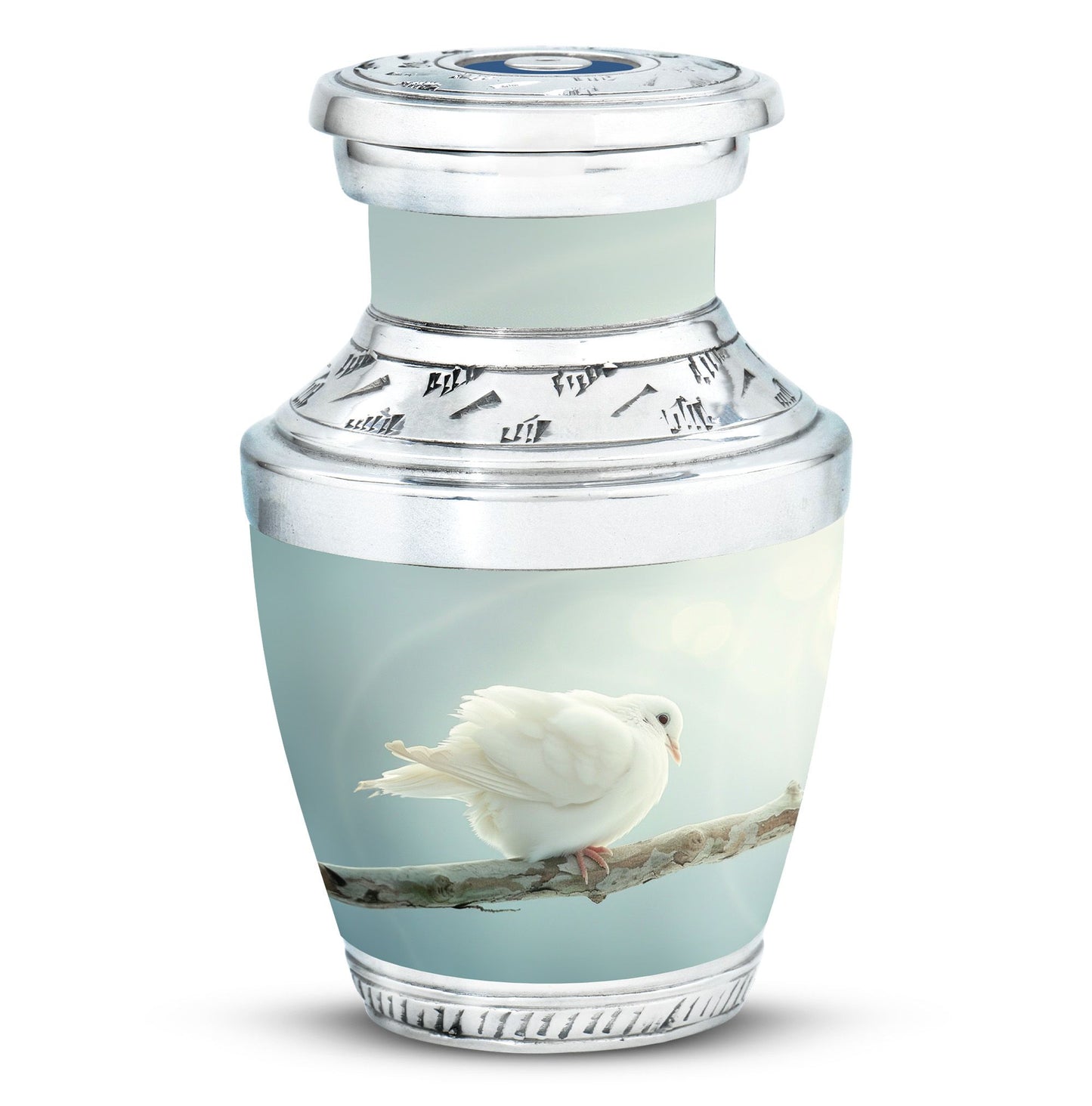 Personalized Bird Memorial Urn for Human Ashes - 10-inch, 200 cu in - Yatskia