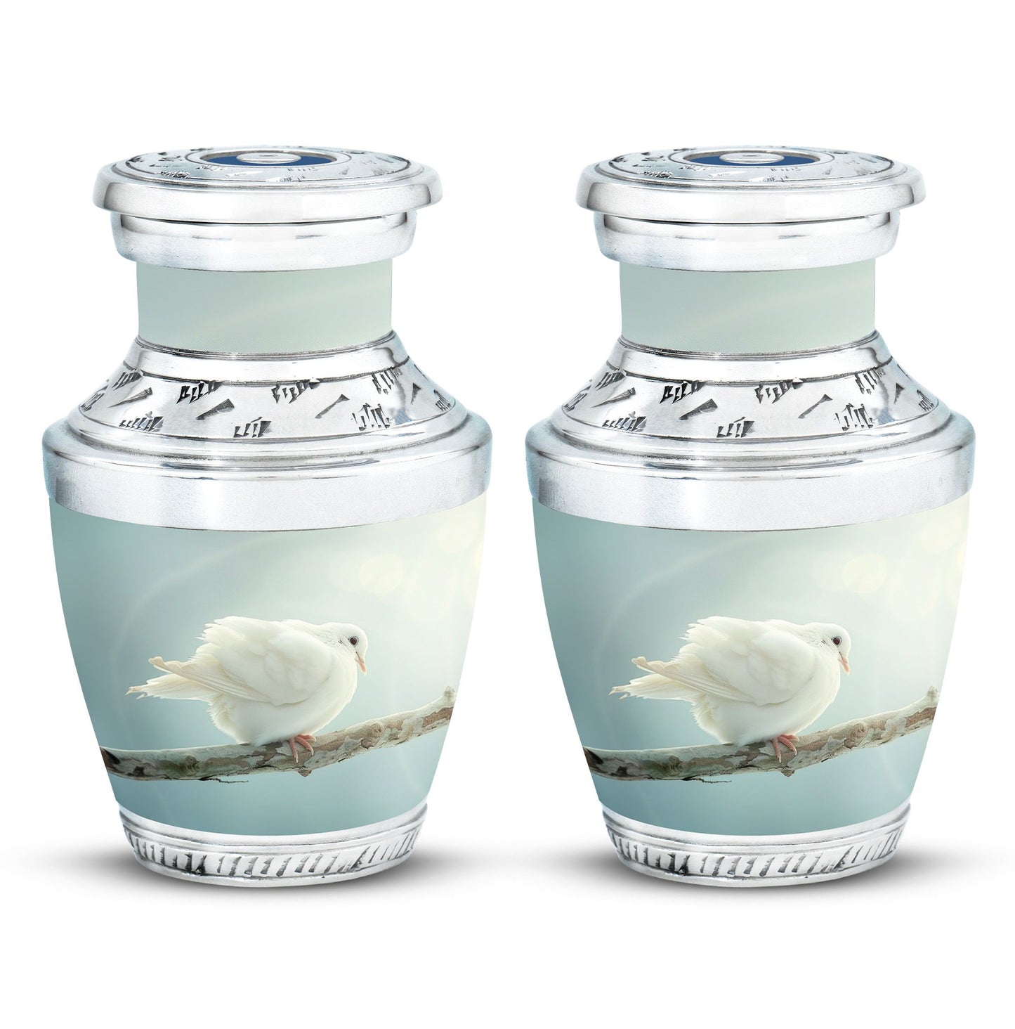Personalized Bird Memorial Urn for Human Ashes - 10-inch, 200 cu in - Yatskia