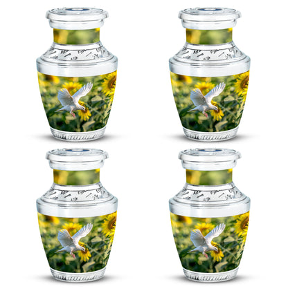 Personalized Bird Cremation Urn for Human Ashes - 10-inch, 200 cu in - Yatskia
