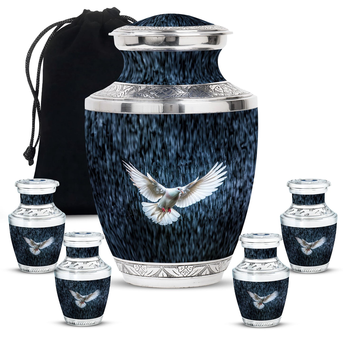 Personalized Bird Cremation Urn for Human Ashes - 10-inch, 200 cu in - Yatskia