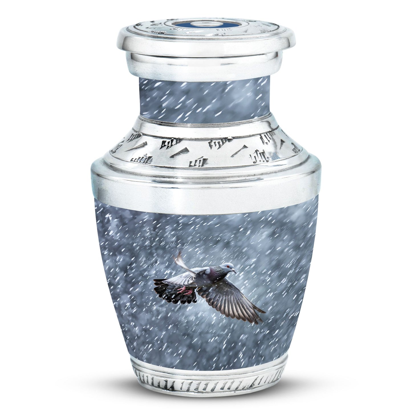 Personalized Dove Cremation Urn for Mom - 10-inch, 200 cu in - Yatskia