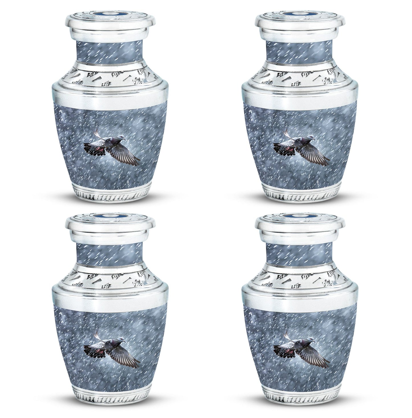 Personalized Dove Cremation Urn for Mom - 10-inch, 200 cu in - Yatskia