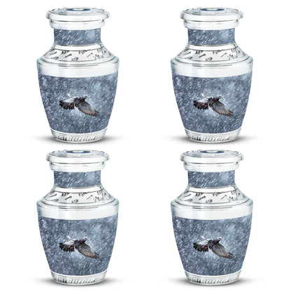 Personalized Dove Cremation Urn for Mom - 10-inch, 200 cu in - Yatskia