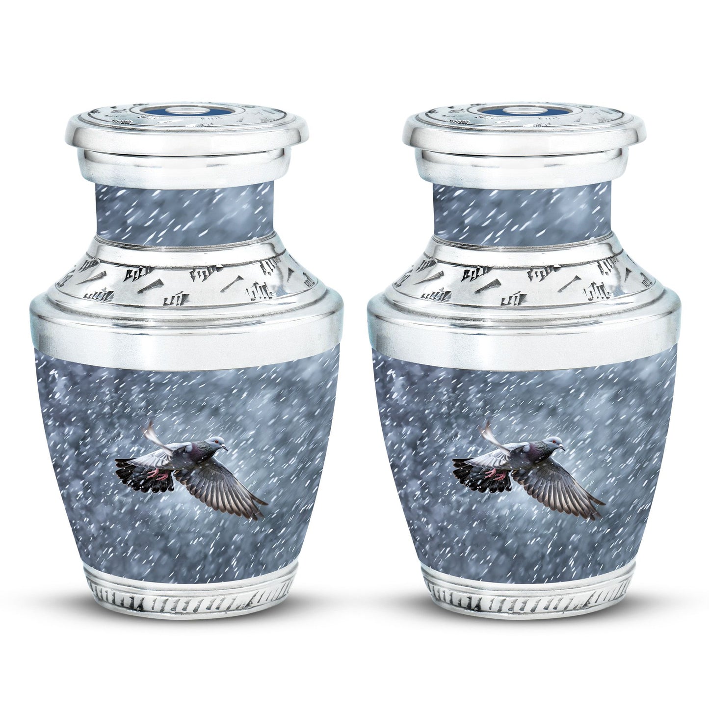 Personalized Dove Cremation Urn for Mom - 10-inch, 200 cu in - Yatskia