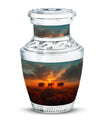 Elephant Family Unique Urns Funeral, Ashes Memorial Urn