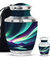 Northern Lights Mini Keepsake Funeral, Ashes Cremation Urn