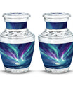 Northern Lights Funeral Urns For Ashes - Cremation Urn For Human