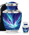 Northern Lights Funeral Urns For Ashes - Cremation Urn For Human