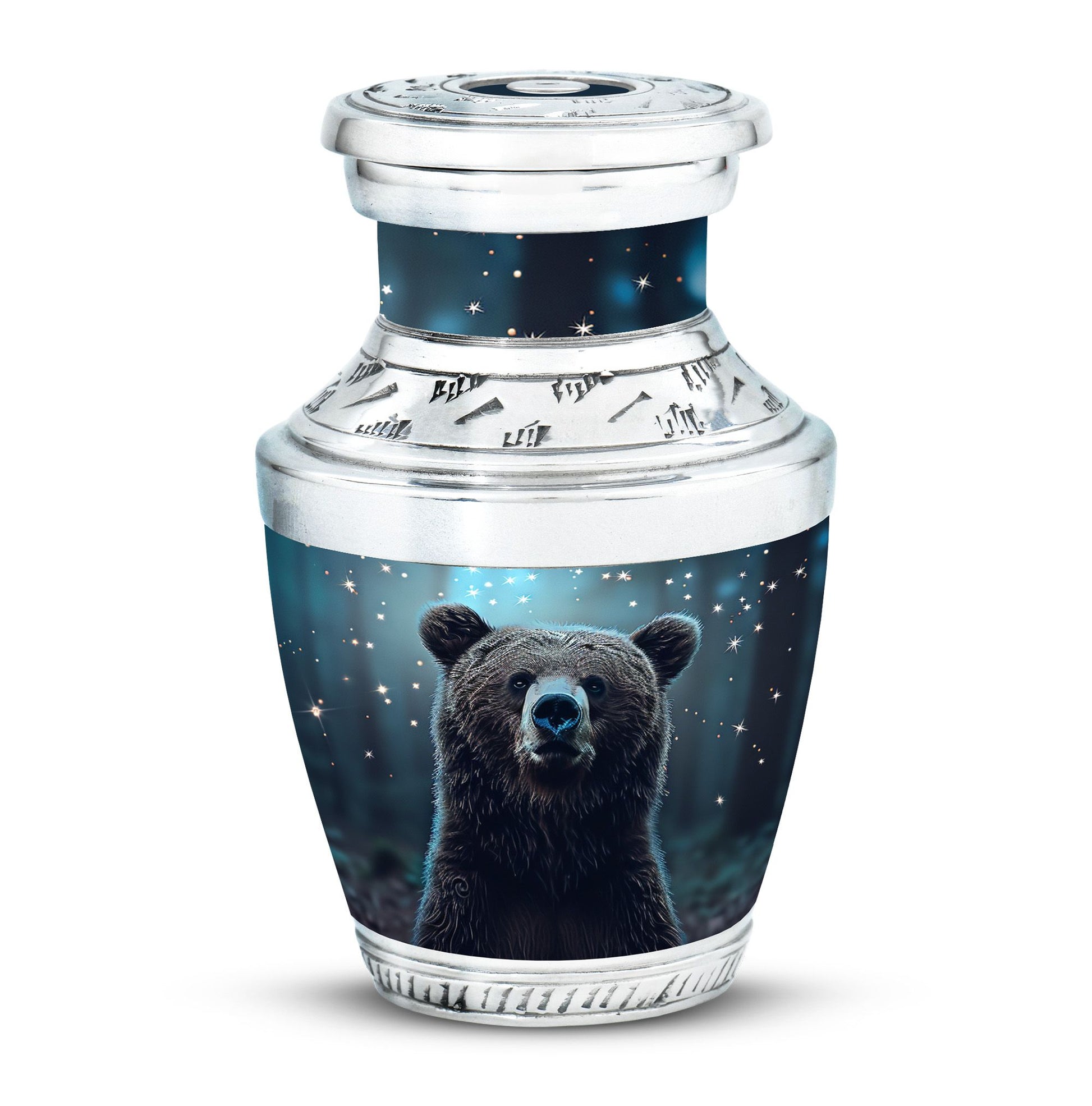 Bear Mini Urn For Ashes Adult Male Funeral, Ashes Cremation Urn