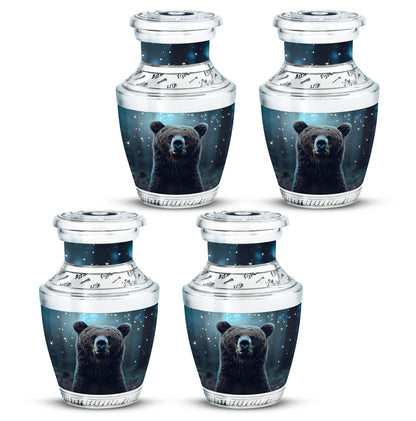 Personalized Bear Keepsake Urn for Human Ashes - 10-inch, 200 cu in - Yatskia