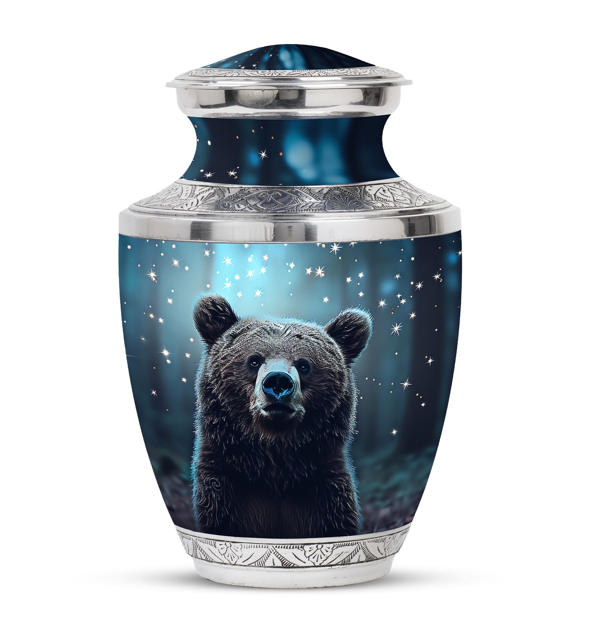 Bear Mini Urn For Ashes Adult Male Funeral, Ashes Cremation Urn