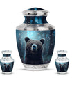 Bear Mini Urn For Ashes Adult Male Funeral, Ashes Cremation Urn
