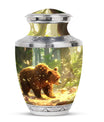 Bear Cremation Urns For Burial Funeral, Ashes Memorial Urn