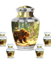 Bear Cremation Urns For Burial Funeral, Ashes Memorial Urn