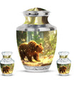 Bear Cremation Urns For Burial Funeral, Ashes Memorial Urn
