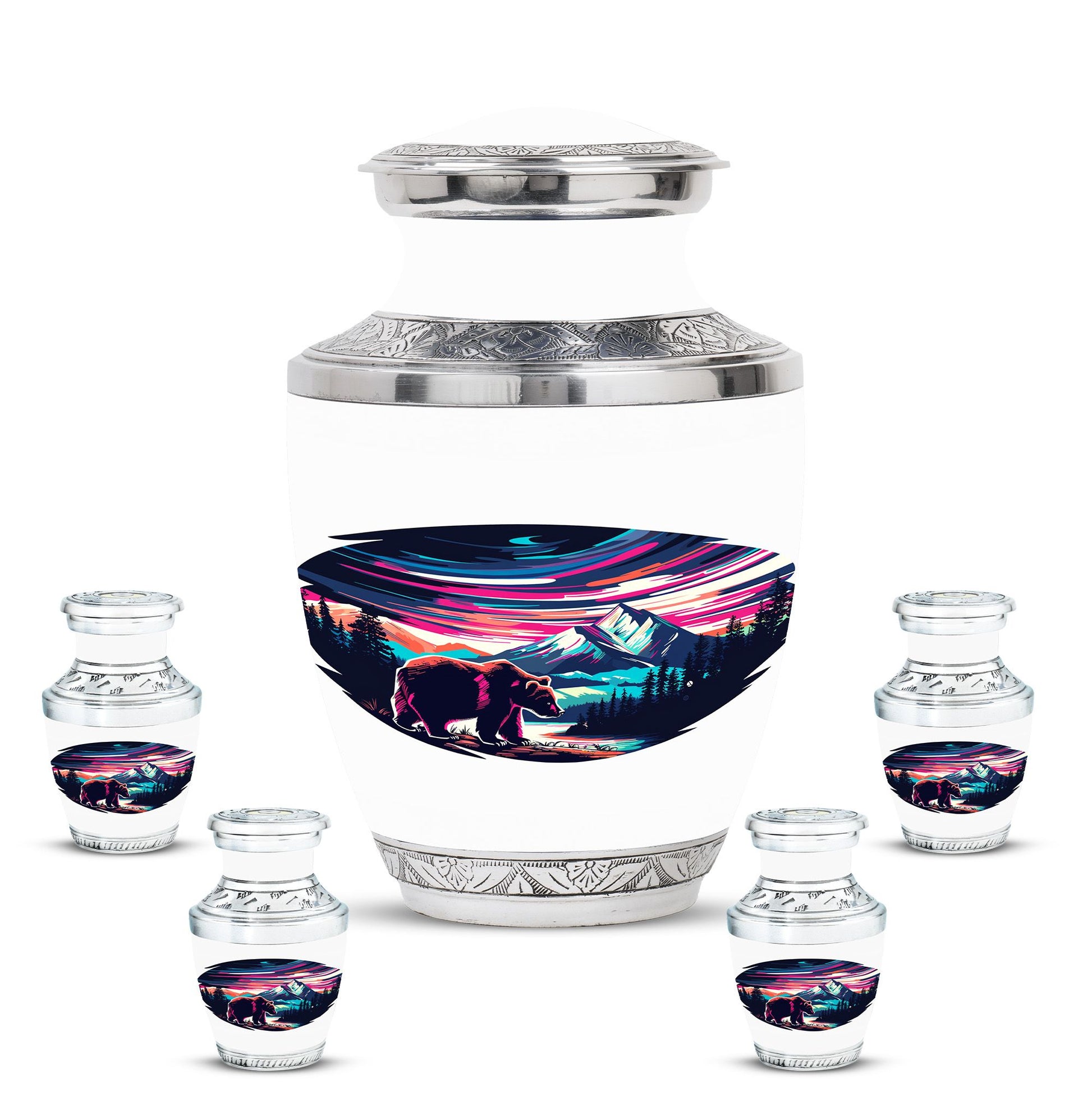 Bear Cremation Urns For Large Human Ashes - Urns For Adult Male