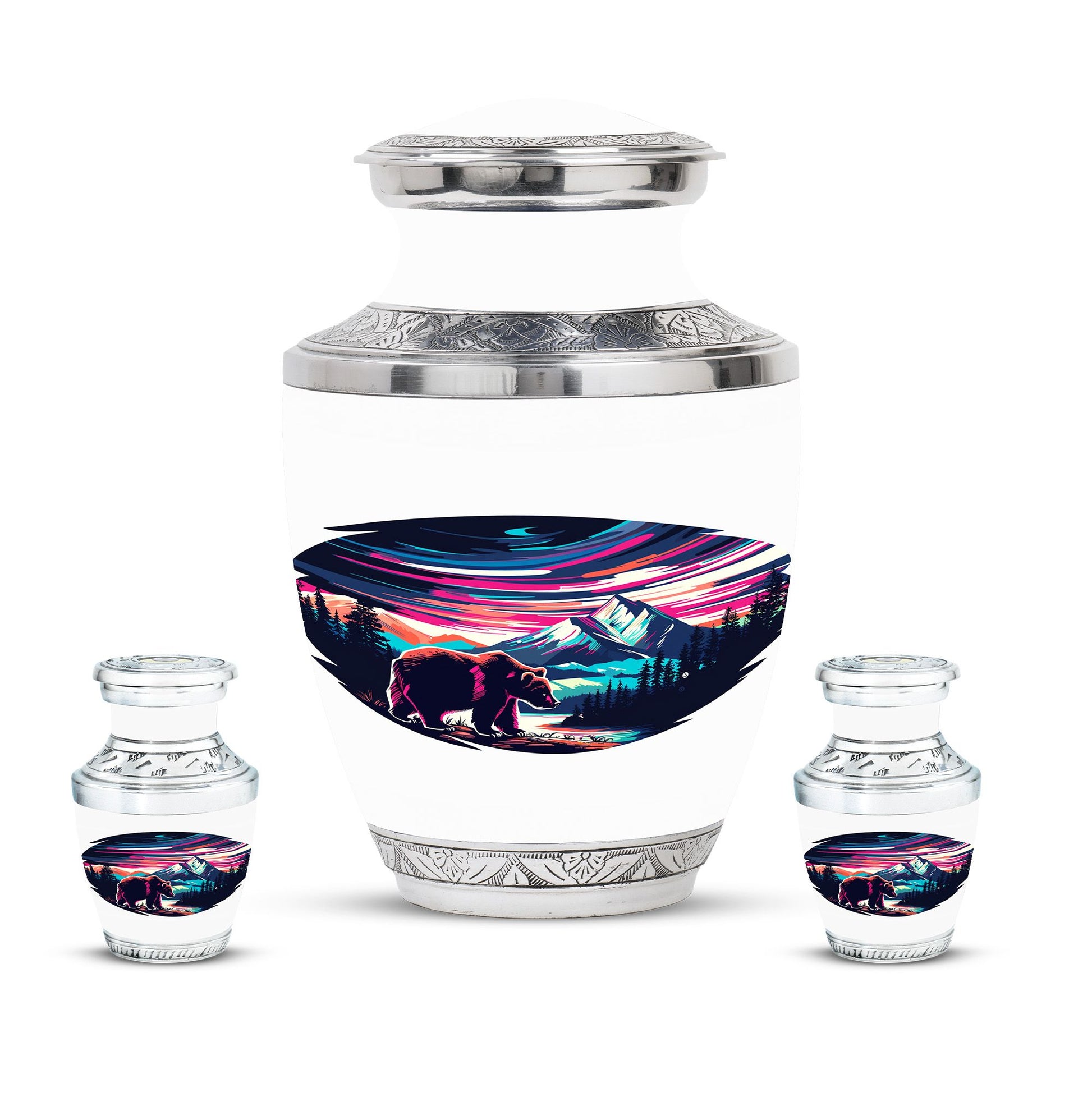 Bear Cremation Urns For Large Human Ashes - Urns For Adult Male