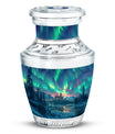 Northern Lights Custom Urns Funeral, Ashes Cremation Urn