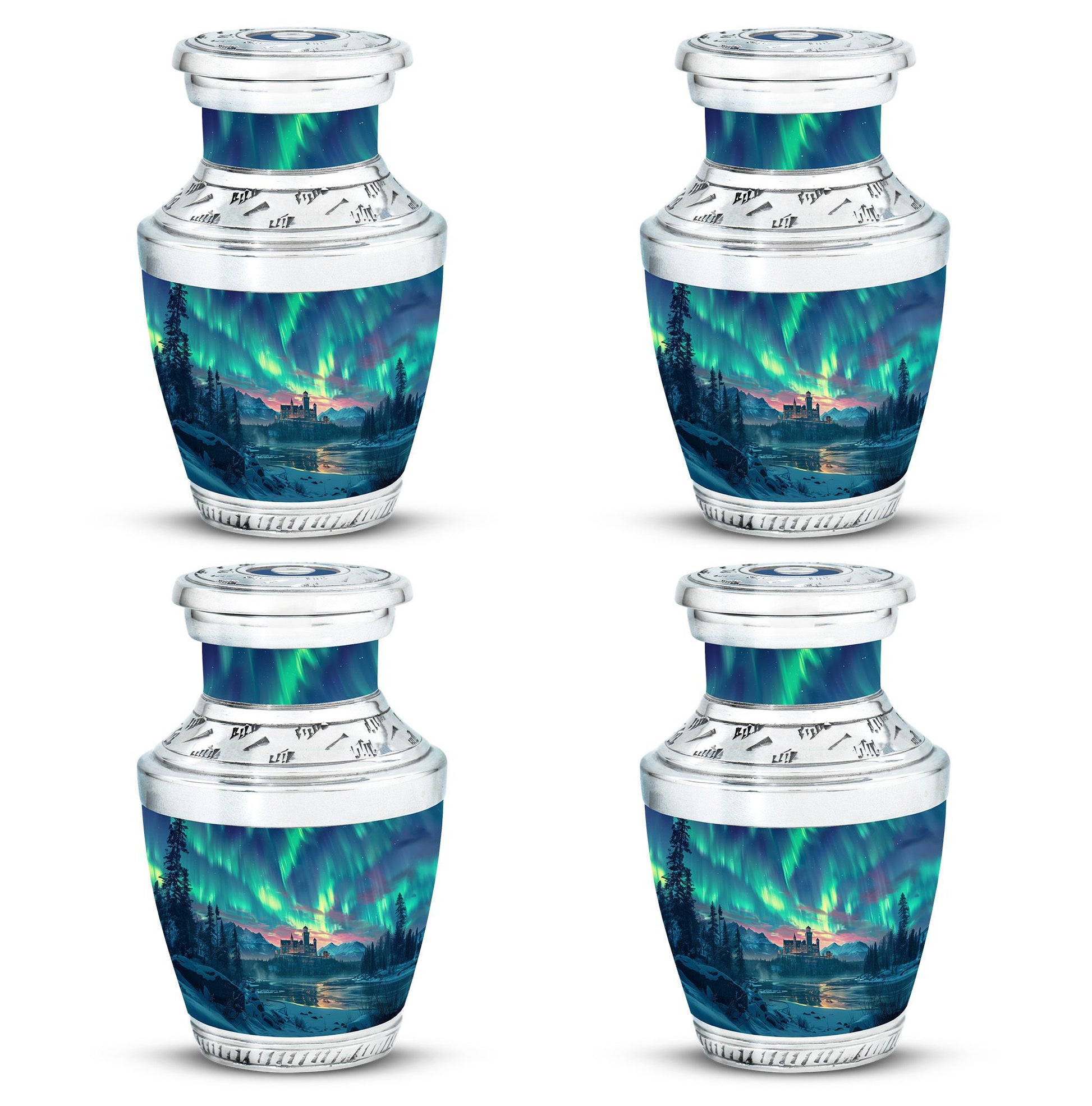 Northern Lights Custom Urns Funeral, Ashes Cremation Urn