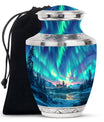 Northern Lights Custom Urns Funeral, Ashes Cremation Urn
