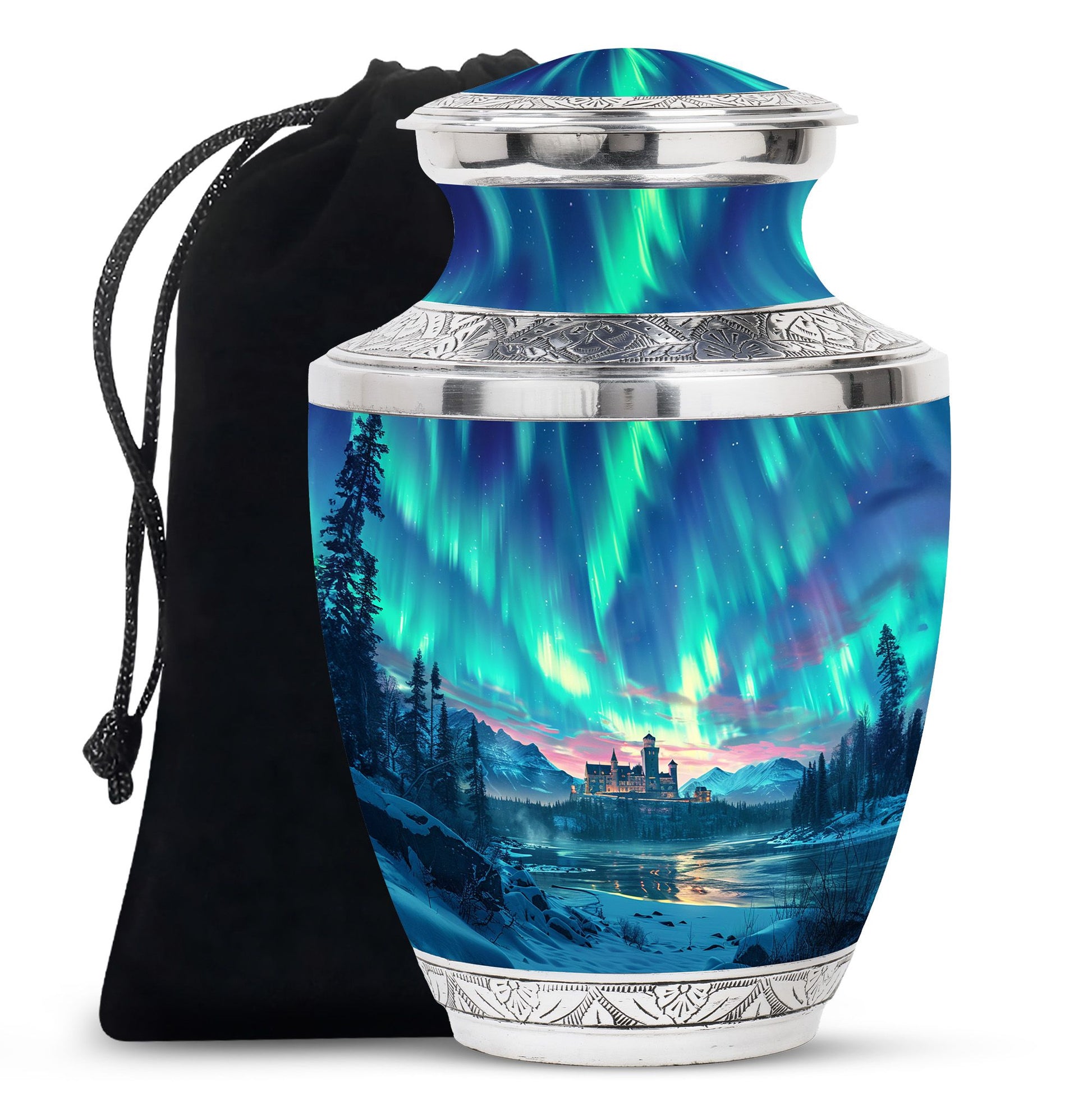 Northern Lights Custom Urns Funeral, Ashes Cremation Urn