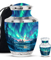 Northern Lights Custom Urns Funeral, Ashes Cremation Urn