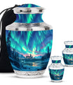 Northern Lights Custom Urns Funeral, Ashes Cremation Urn