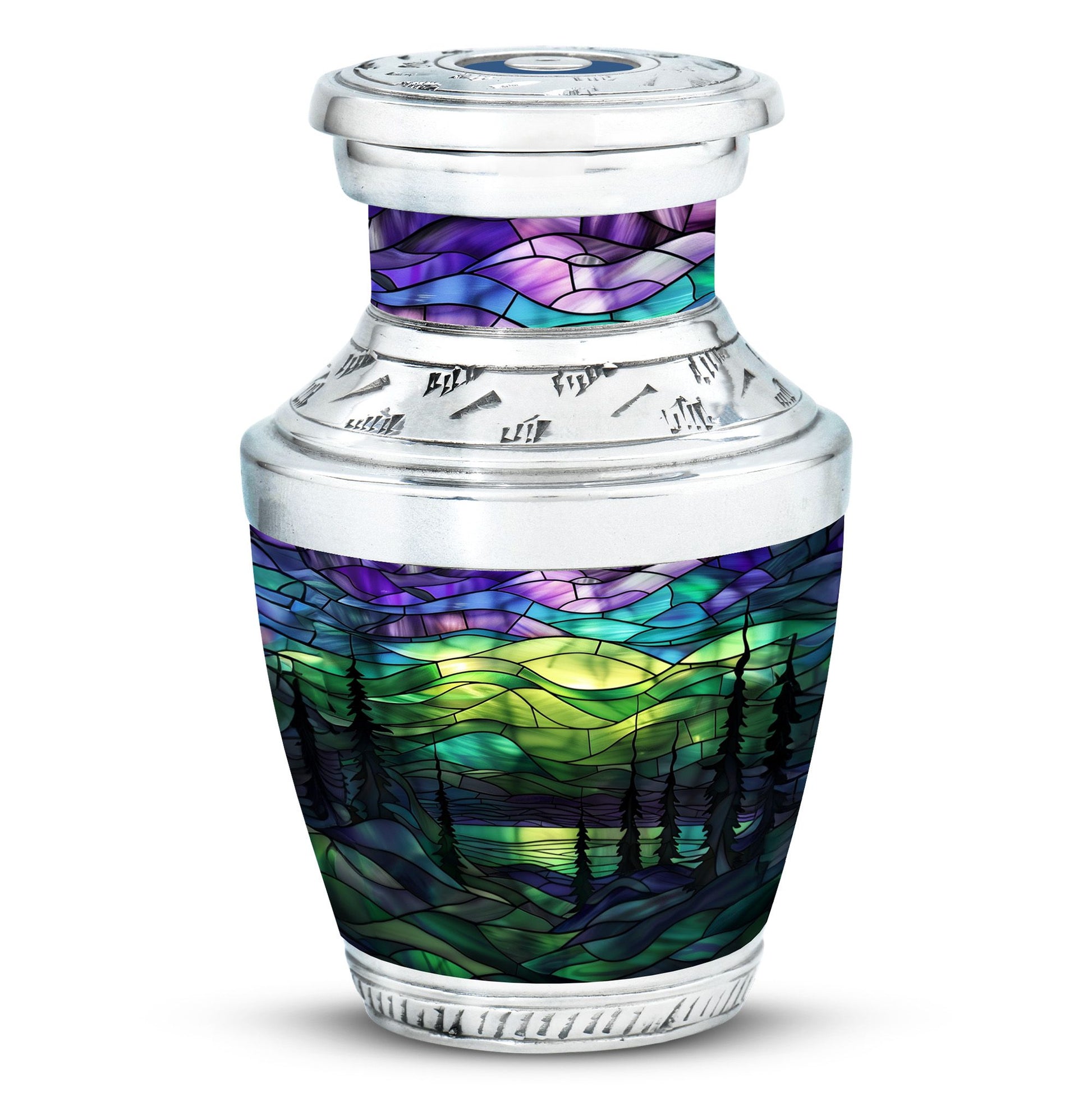 Northern Lights Urn For Human Ashes - Adult Urns For Men & Women